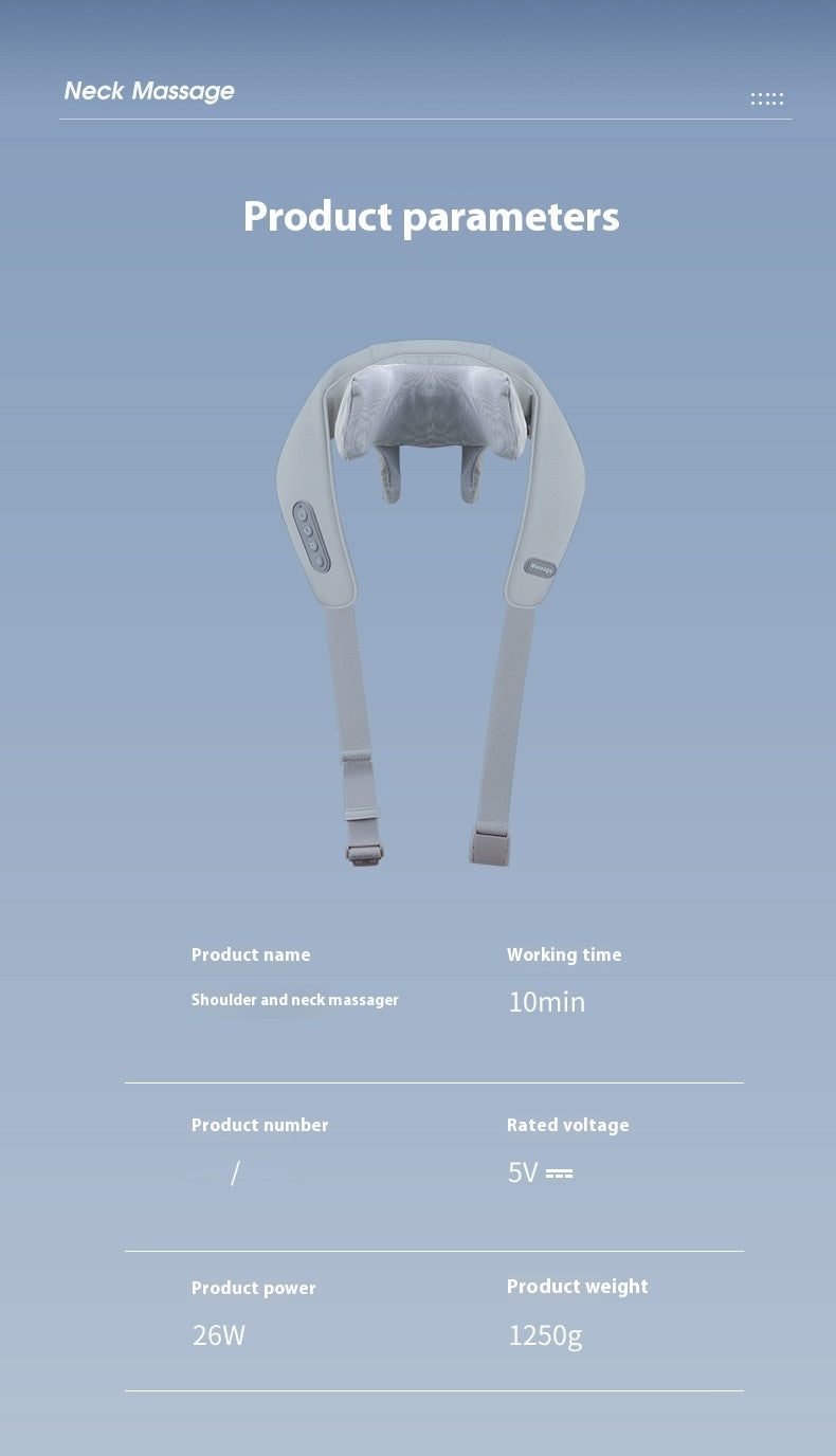 Relaxura's Neck Massager Back Waist Massage Instrument Multifunctional