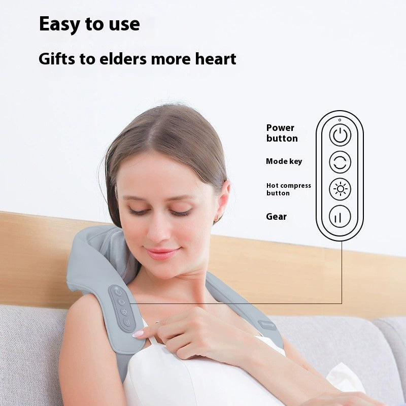 Relaxura's Neck Massager Back Waist Massage Instrument Multifunctional