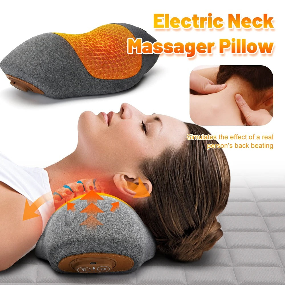 Electric Neck Massager Cervical Pillow